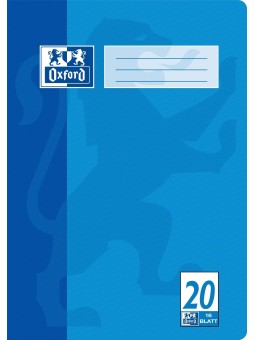 Oxford Schulheft A4 · Lineatur 20 (blanko) · 90 g/m² · 16 Blatt