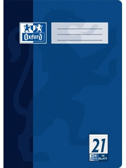 Oxford Schulheft A4 · Lineatur 21 (liniert) · 90 g/m² · 16 Blatt