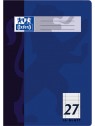 Oxford Schulheft A4 · Lineatur 27 (kariert · beidseitiger Rand) · 90 g/m² · 16 Blatt