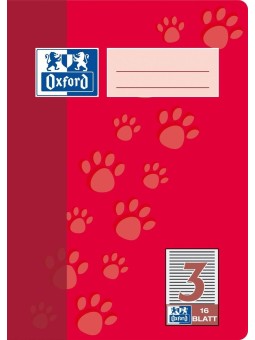 Oxford Schulheft A5 · Lineatur 3 · 90 g/m² · 16 Blatt