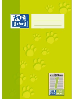 Oxford Doppelheft A5 · Lineatur 1 · 90 g/m² · 32 Blatt