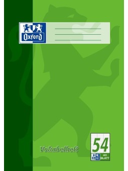 Oxford Vokabelheft A4 · Lineatur 54 (3 Spalten) · 90 g/m² · 40 Blatt