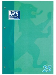 Oxford Schulblock A4 · Lineatur 25 liniert mit Rand · 90 g/m² · 50 Blatt