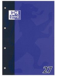 Oxford Schulblock A4 · Lineatur 27 liniert mit Doppelrand · 90 g/m² · 50 Blatt