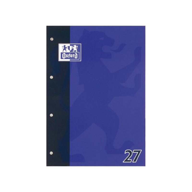 Oxford Schulblock A4 · Lineatur 27 liniert mit Doppelrand · 90 g/m² · 50 Blatt