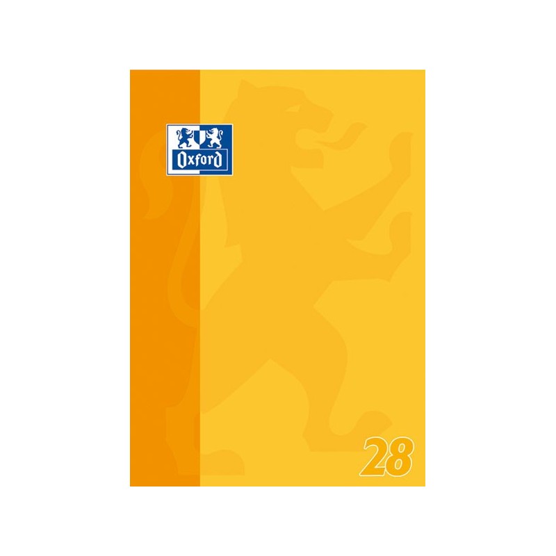Oxford Schulblock A4 · Lineatur 28 kariert mit Doppelrand · 90 g/m² · 50 Blatt