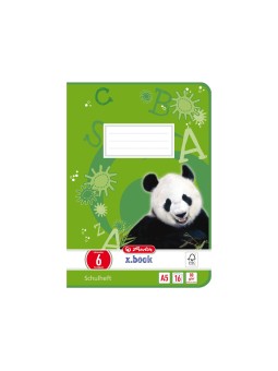 Herlitz Schulheft A5 · Lineatur 6 (blanko) · 80 g/m² · 16 Blatt