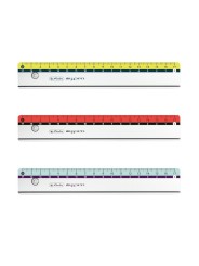 Herlitz Lineal my.pen 17 cm · für Links- und Rechtshänder · 1 Stück Farbe zufällig