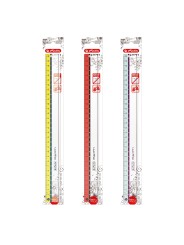 Herlitz Lineal my.pen 30 cm · für Links- und Rechtshänder · 1 Stück Farbe zufällig