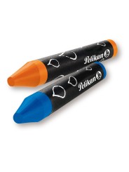 Pelikan Wachsmalstift 666/8 · rund · wasservermalbar · 8 Farben · Box mit 8 Stück + 1 Schaber
