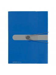 Herlitz Heftsammler A4 PP-Kunststoff · 4 cm easy orga to go · opak blau