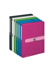 Herlitz Heftsammler A4 PP-Kunststoff · 4 cm easy orga to go · opak beere