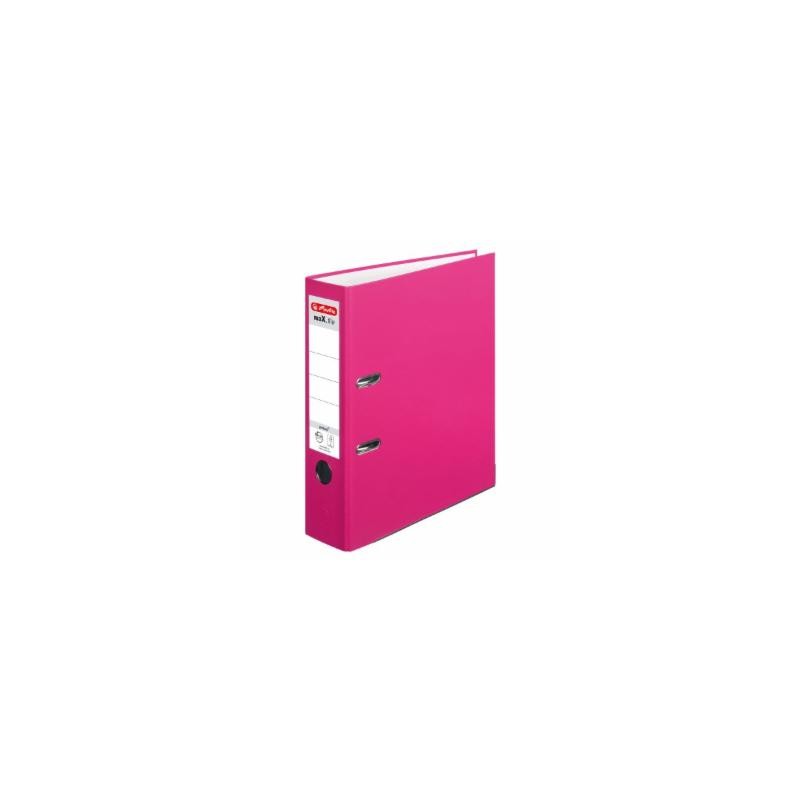 Herlitz Ordner A4 · breit (8cm)  · maX.file protect · pink