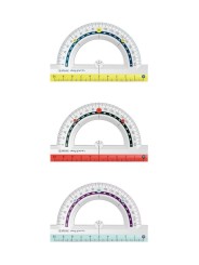 Herlitz Winkelmesser my.pen · Halbkreis (180 Grad) · Kunststoff · 1 Stück - Farbe zufällig