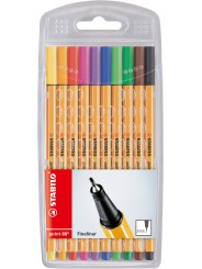 STABILO® Fineliner STABILO® point 88® Etui mit 10 Stiften