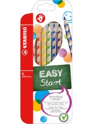 STABILO® Ergonomischer Dreikant-Buntstift STABILO® EASYcolors · 6er Etui · Rechts-/Linkshänder