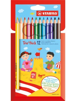 STABILO® Dreikant-Buntstift STABILO® Trio® dick · Kartonetui mit 12 Stiften