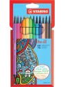 STABILO® Premium-Filzstift STABILO® Pen 68 · Kartonetui mit 12 Farben