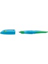 STABILO® Ergonomischer Schulfüller STABILO® EASYbirdy · Feder A · himmelblau/grasgrün · Rechts-/Linkshänder
