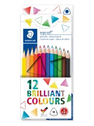 STAEDTLER® Buntstifte ergo soft® 3 mm · Kartonetui mit 12 Farben