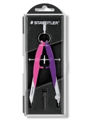 STAEDTLER® Zirkel Mars® comfort Präzisions-Geometriezirkel 556 00-N2 · 225 mm · 154 mm · Neon pink