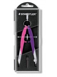 STAEDTLER® Zirkel Mars® comfort Präzisions-Geometriezirkel 556 00-N2 · 225 mm · 154 mm · Neon pink