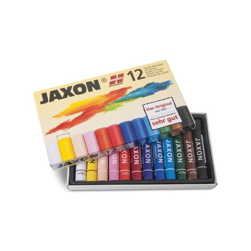 Honsell jaxon Ölpastellkreide 12 Farben