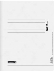 BRUNNEN Schnellhefter · DIN · A4 FACT!plus · Pappe extrastark 375g/m² · weiß