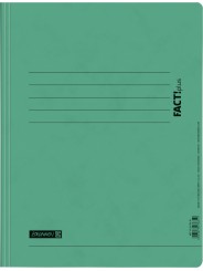 BRUNNEN Schnellhefter · DIN · A4 FACT!plus · Pappe extrastark 375g/m² · grün