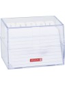 BRUNNEN Karteibox A7 gefüllt transparent