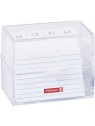 BRUNNEN Karteibox A8 gefüllt transparent