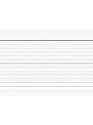BRUNNEN Karteikarte A6 liniert weiß 100St