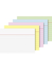 BRUNNEN Karteikarte A7 liniert sorot 100St