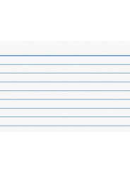 BRUNNEN Karteikarte A8 liniert weiß 100St