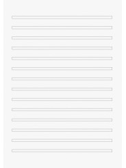 BRUNNEN Schulblock A5 · Lineatur 3 · kopfverleimt · gelocht · 80 g/m² · 50 Blatt - Motiv zufällig