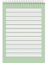 BRUNNEN Schulblock A5 · mit Kopfspirale · Lineatur 2 · 70 g/m² · 40 Blatt - Motiv zufällig