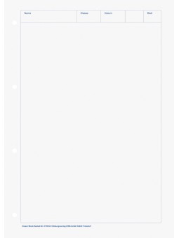 BRUNNEN Kieserblock 14C · unliniert/blanko · 50Bl