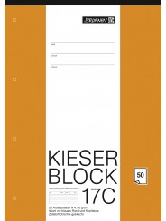 BRUNNEN Kieserblock 17C · liniert · 50Bl