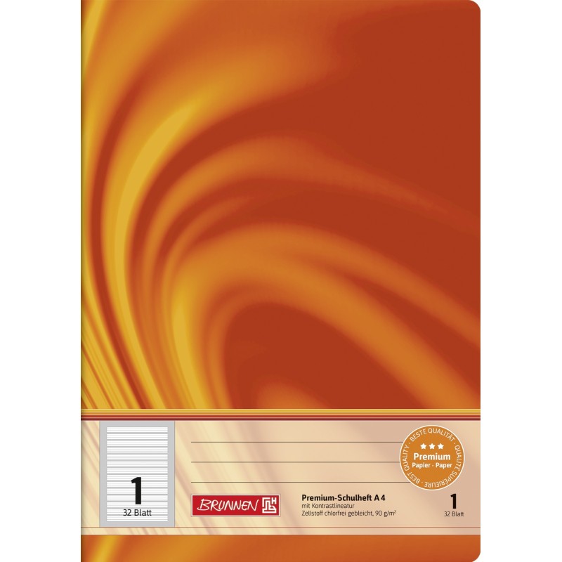 BRUNNEN Doppelheft · DIN A4 · Vivendi · Lineatur 1  · 90 g/m² · 32 Blatt