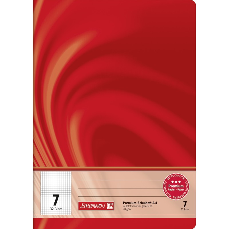 BRUNNEN Doppelheft · DIN A4 · Vivendi · Lineatur 7  · 90 g/m² · 32 Blatt