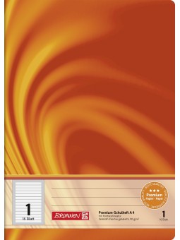 BRUNNEN Schulheft · DIN A4 · Vivendi · Lineatur 1 · 90 g/m² · 16 Blatt