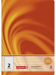 BRUNNEN Schulheft · DIN A4 · Vivendi · Lineatur 2 · 90 g/m² · 16 Blatt