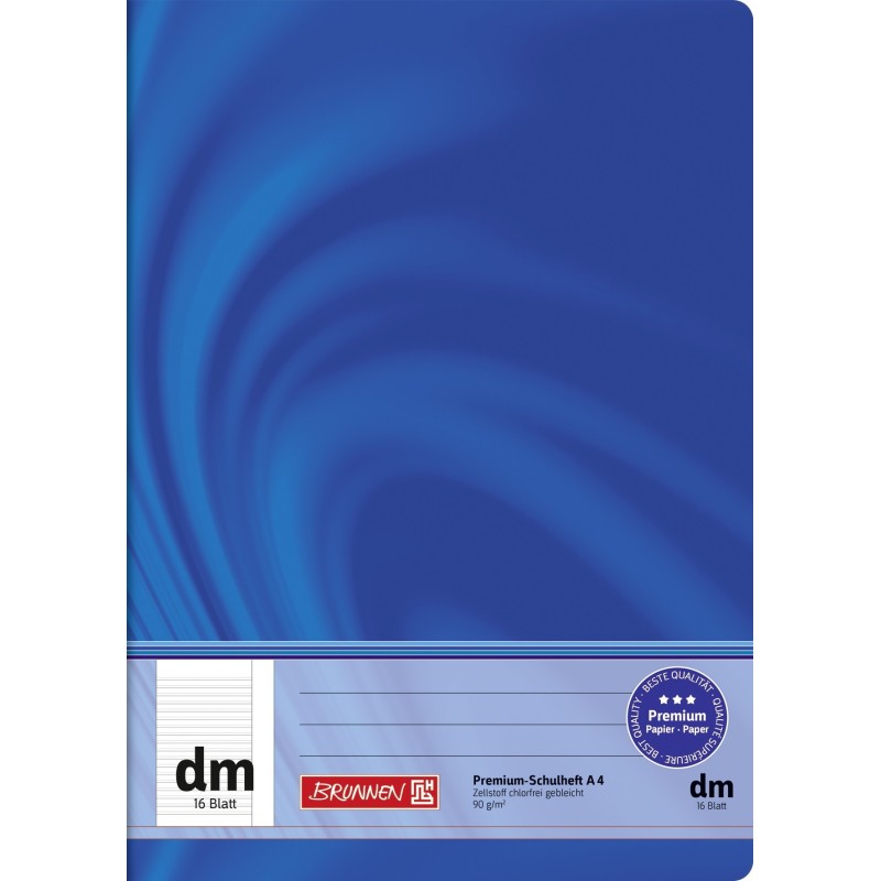 BRUNNEN Schulheft A4 Viv Lin dm   · 90 g/m² · 16 Blatt