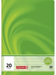 BRUNNEN Schulheft · DIN A4 · Vivendi · Lineatur 20 · 90 g/m² · 16 Blatt