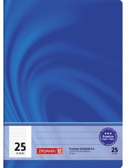 BRUNNEN Schulheft · DIN A4 · Vivendi · Lineatur25   · 90 g/m² · 16 Blatt