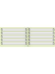 BRUNNEN Schulheft · DIN A5 · quer Lin 0 (Häuschen) · 80 g/m² · 16 Blatt