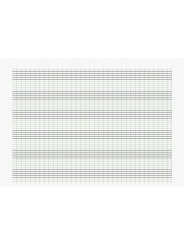 BRUNNEN Notenheft · DIN A5 quer · Star Lineatur 14 · 8 Blatt