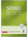BRUNNEN Schulblock · DIN A4 · Lineatur 2 · 50 Blatt · Premium