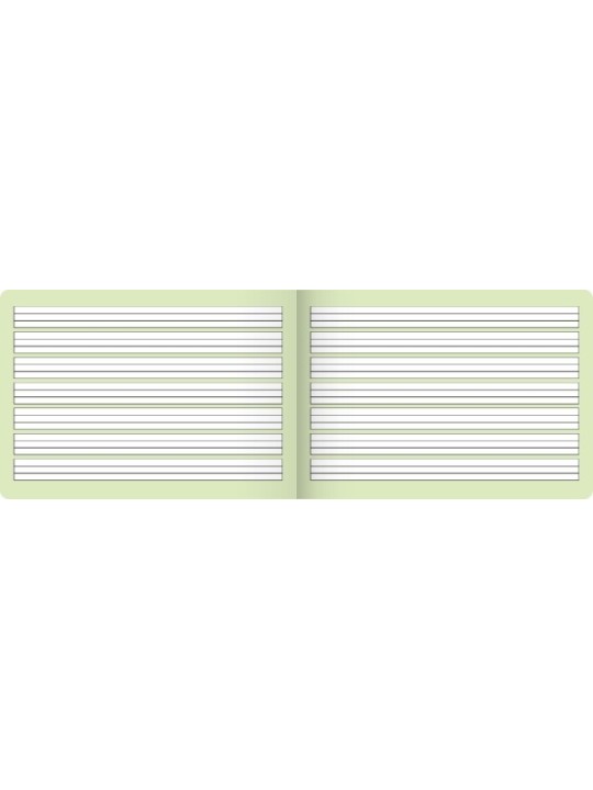 BRUNNEN Schulheft · DIN A5 · quer Lin 1q · 80 g/m² · 16 Blatt
