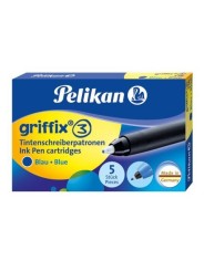 Pelikan Tintenpatrone  für Griffix Tintenschreiber T1R · Faltschachtel mit 5 Patronen